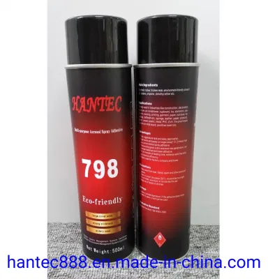 Adesivo spray aerosol ampiamente utilizzato nelle industrie/colla spray a forte aderenza